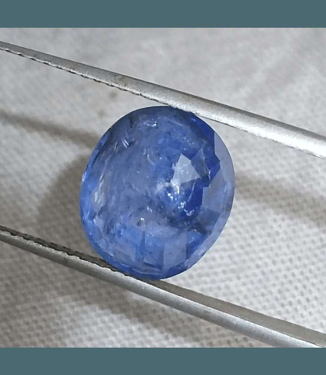 GSI Certified 5.68ct Deep Blue Sapphire - SMSGEMS 