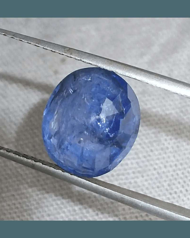 GSI Certified 5.68ct Deep Blue Sapphire - SMSGEMS 