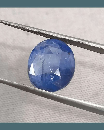 GSI Certified 5.68ct Deep Blue Sapphire - SMSGEMS 