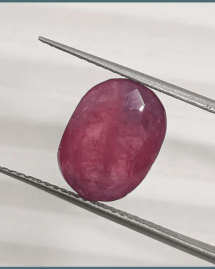 5.76ct Natural Untreated Ruby GSI Certified - SMSGEMS 