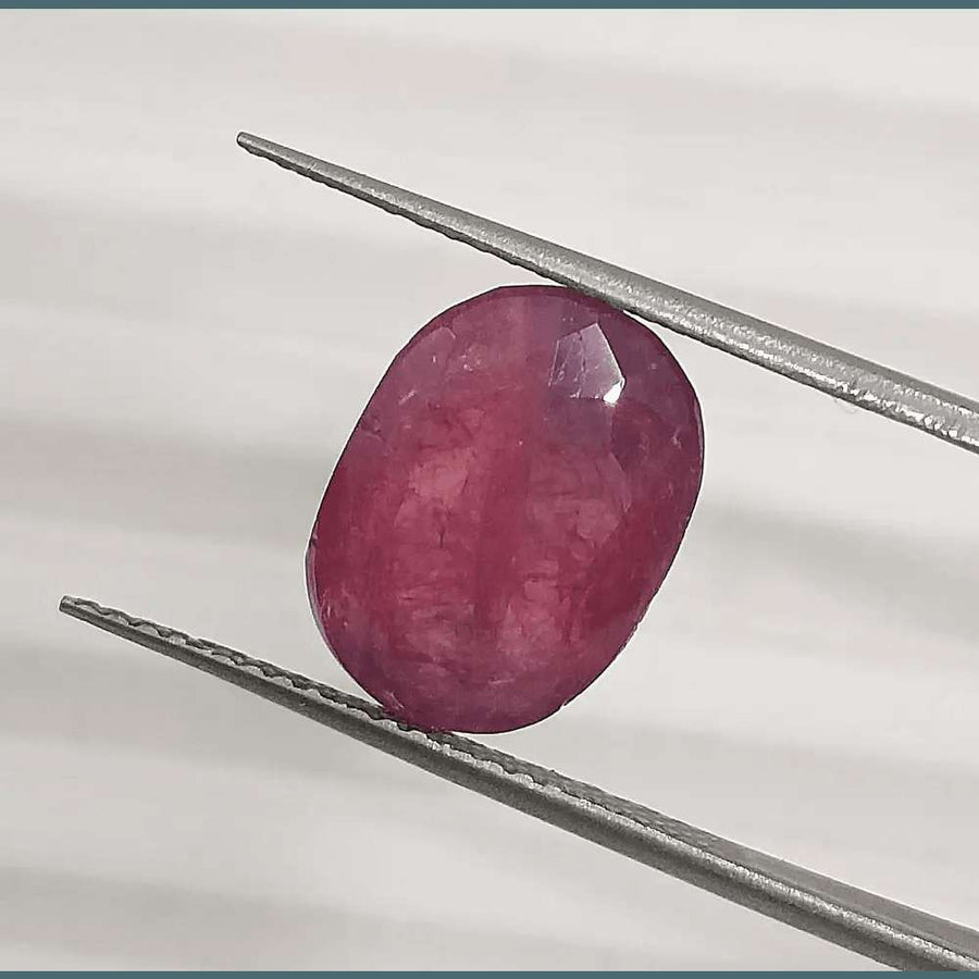5.76ct Natural Untreated Ruby GSI Certified - SMSGEMS 