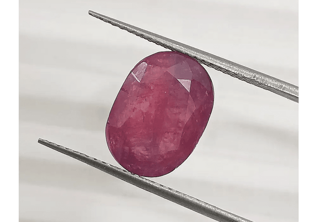5.76ct Natural Untreated Ruby GSI Certified - SMSGEMS 