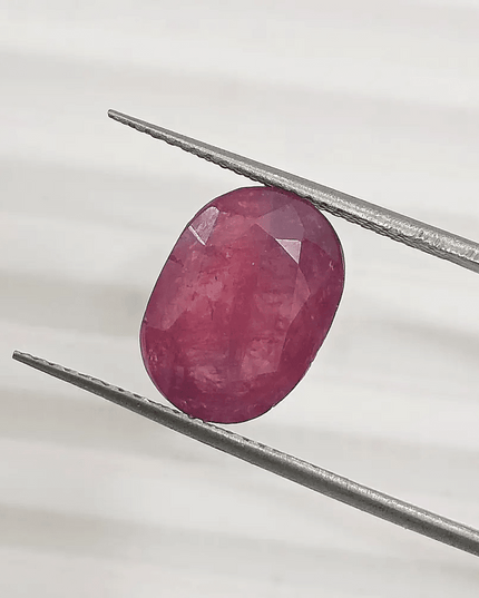5.76ct Natural Untreated Ruby GSI Certified - SMSGEMS 