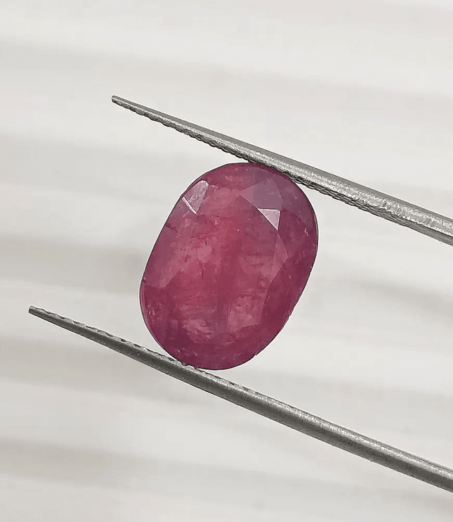 5.76ct Natural Untreated Ruby GSI Certified - SMSGEMS 