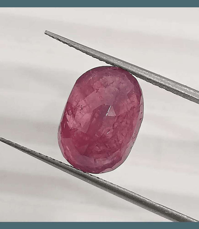 5.76ct Natural Untreated Ruby GSI Certified - SMSGEMS 