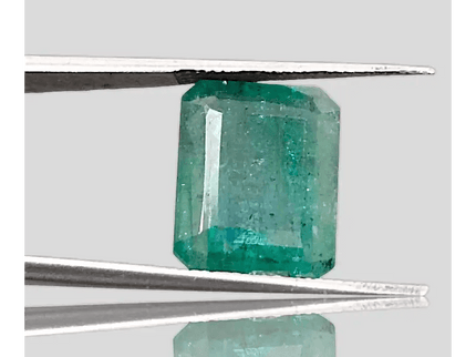 GSI Certified 8.22ct Zambian Emerald, Natural Gemstone - SMSGEMS 