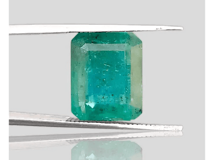 GSI Certified 8.22ct Zambian Emerald, Natural Gemstone - SMSGEMS 