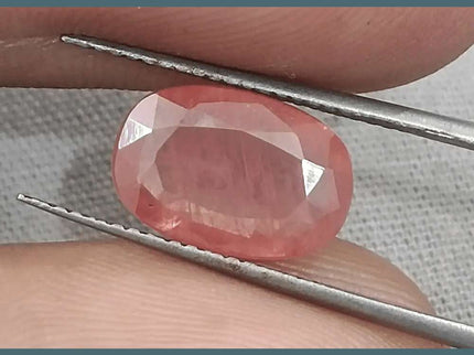IGI Certified 3.29ct Padparadscha Sapphire, Natural Heated Gemstone - SMSGEMS 