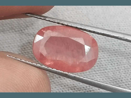 IGI Certified 3.29ct Padparadscha Sapphire, Natural Heated Gemstone - SMSGEMS 