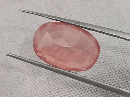 IGI Certified 3.29ct Padparadscha Sapphire, Natural Heated Gemstone - SMSGEMS 