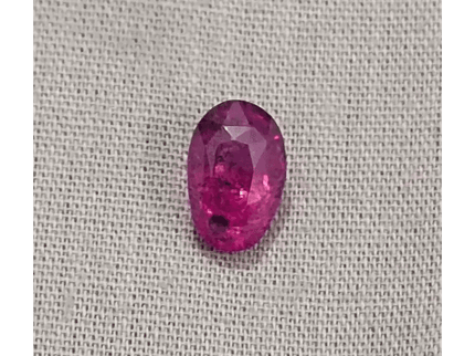 IGI Certified 3.48ct Deep Purple Red mozambique Ruby, Natural Untreated Gemstone - SMSGEMS 