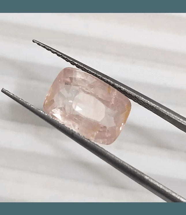 3.65ct IGI Certified Untreated Ceylon Padparadscha Sapphire - SMSGEMS 