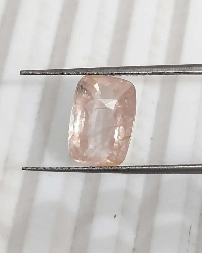 3.65ct IGI Certified Untreated Ceylon Padparadscha Sapphire - SMSGEMS 