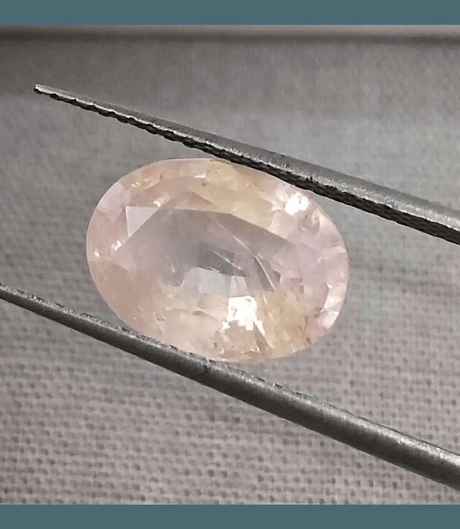 3.67ct IGI Certified Natural Untreated Padparadscha Sapphire - SMSGEMS 