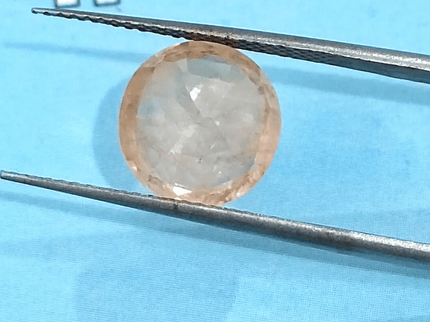 IGI Certified 4.48ct Padparadscha Sappire, Natural Untreated Gemstone - SMSGEMS 