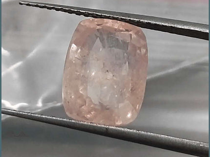 IGI Certified 4.90ct Padparadscha Sapphire, Natural untreated Gemstone - SMSGEMS 