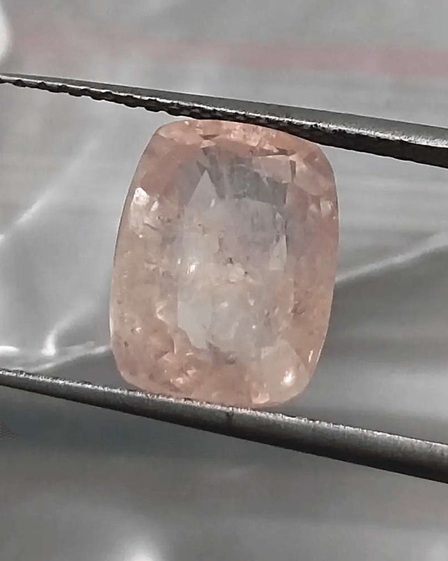 IGI Certified 4.90ct Padparadscha Sapphire, Natural untreated Gemstone - SMSGEMS 