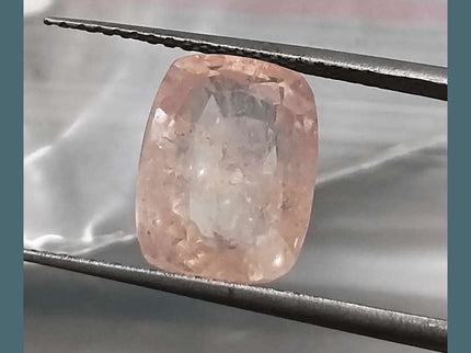 IGI Certified 4.90ct Padparadscha Sapphire, Natural untreated Gemstone - SMSGEMS 