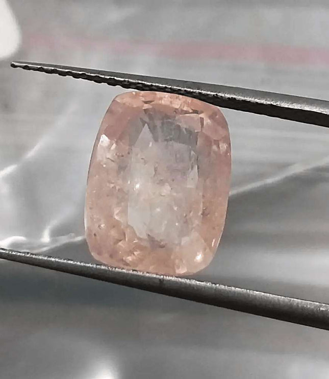 IGI Certified 4.90ct Padparadscha Sapphire, Natural untreated Gemstone - SMSGEMS 