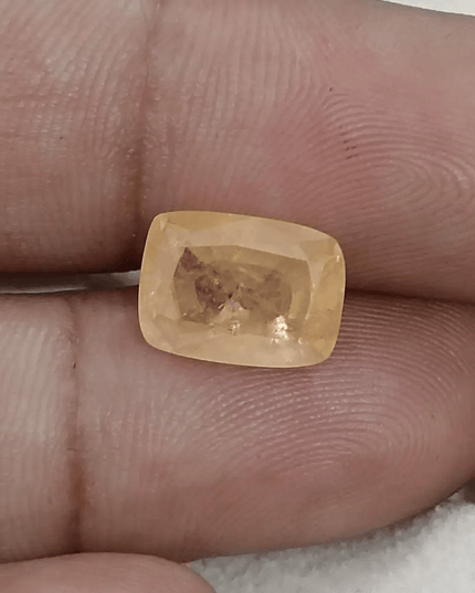 IGI Certified 5.28ct Ceylon Padparadscha Sapphire, Natural Untreated Gemstone - SMSGEMS 