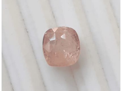 IGI Certified 5.44ct Padparadscha Cushion Cut Ceylon Sapphire, Natural Earth Mined untreated Gemstone - SMSGEMS 
