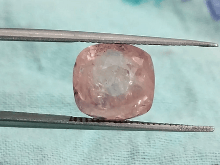 IGI Certified 5.44ct Padparadscha Cushion Cut Ceylon Sapphire, Natural Earth Mined untreated Gemstone - SMSGEMS 