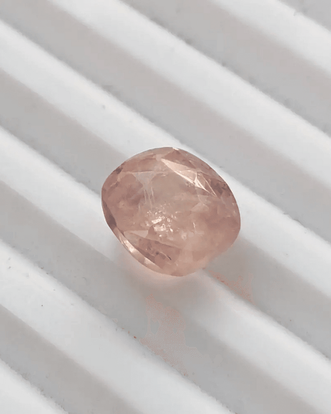 IGI Certified 5.44ct Padparadscha Cushion Cut Ceylon Sapphire, Natural Earth Mined untreated Gemstone - SMSGEMS 
