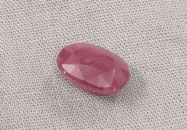 5.56ct African Ruby Natural Untreated Loose Ruby IGI Certified - SMSGEMS 