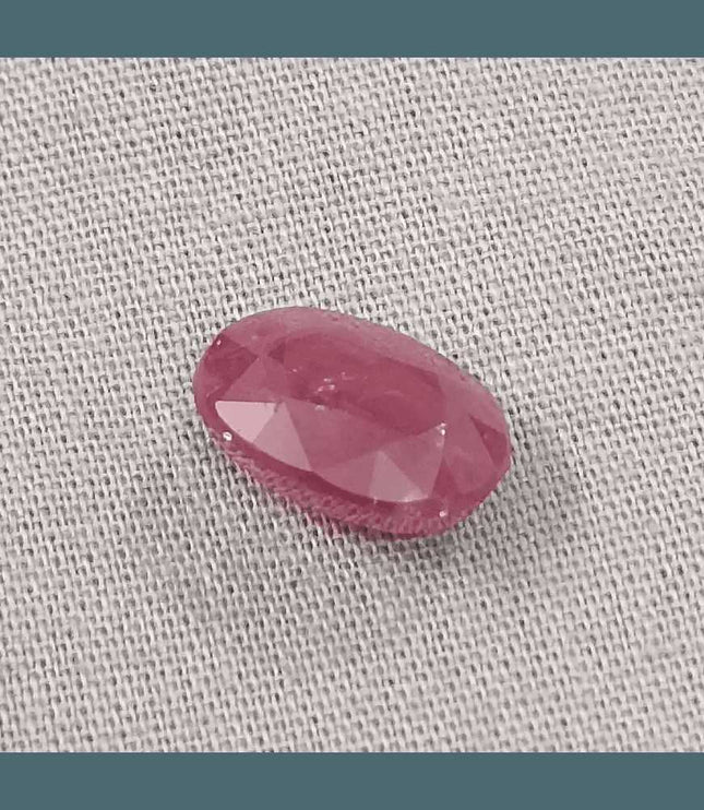 5.56ct African Ruby Natural Untreated Loose Ruby IGI Certified - SMSGEMS 