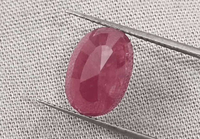 5.56ct African Ruby Natural Untreated Loose Ruby IGI Certified - SMSGEMS 