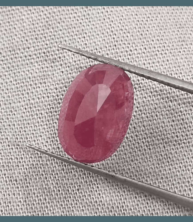 5.56ct African Ruby Natural Untreated Loose Ruby IGI Certified - SMSGEMS 