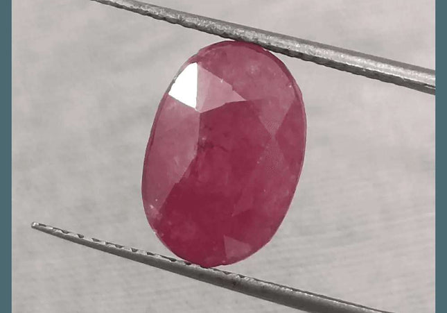 5.56ct African Ruby Natural Untreated Loose Ruby IGI Certified - SMSGEMS 