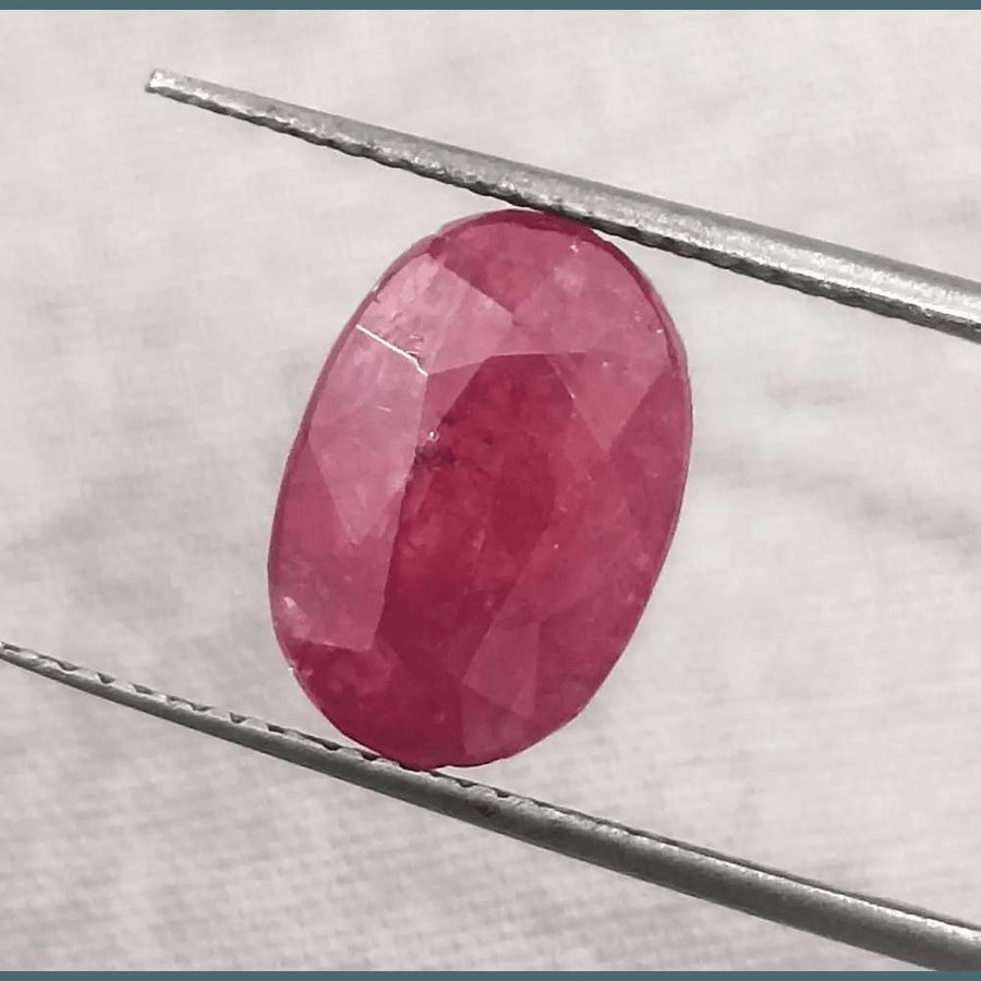 5.56ct African Ruby Natural Untreated Loose Ruby IGI Certified - SMSGEMS 