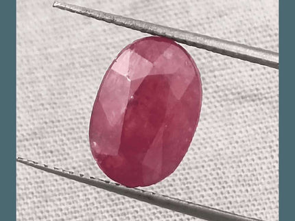 5.56ct African Ruby Natural Untreated Loose Ruby IGI Certified - SMSGEMS 
