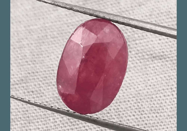 5.56ct African Ruby Natural Untreated Loose Ruby IGI Certified - SMSGEMS 