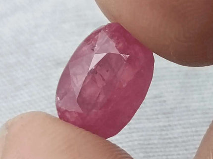 5.56ct African Ruby Natural Untreated Loose Ruby IGI Certified - SMSGEMS 