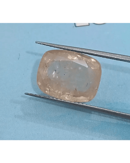 IGI Certified 6.38ct Padparadscha Sapphire, Natural Untreated Gemstone - SMSGEMS 