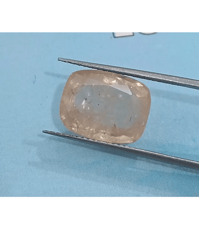 IGI Certified 6.38ct Padparadscha Sapphire, Natural Untreated Gemstone - SMSGEMS 
