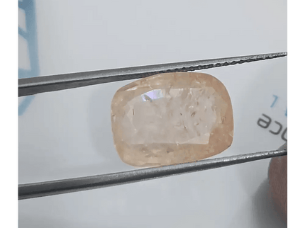 IGI Certified 6.38ct Padparadscha Sapphire, Natural Untreated Gemstone - SMSGEMS 