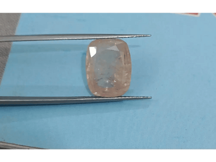 IGI Certified 6.38ct Padparadscha Sapphire, Natural Untreated Gemstone - SMSGEMS 