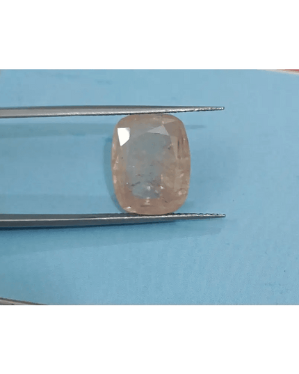 IGI Certified 6.38ct Padparadscha Sapphire, Natural Untreated Gemstone - SMSGEMS 