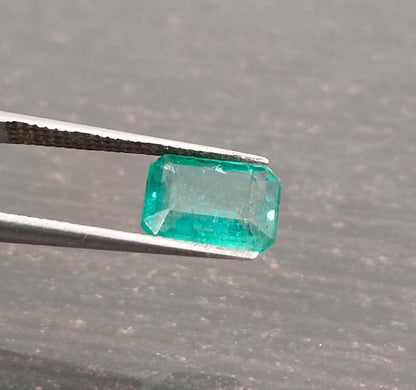 1.45ct Zambian Emerald, 100% Natural Gem - SMSGEMS 