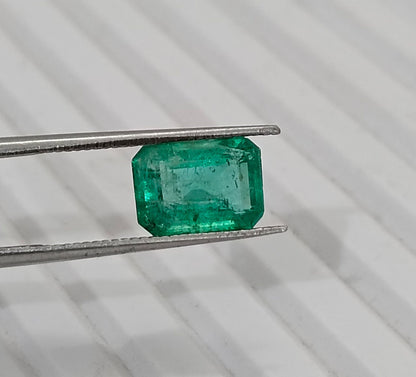 1.64ct Zambian Emerald, 100% Natural Gem