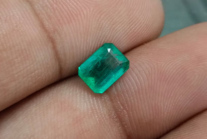 1.22ct Zambian Emerald, 100% Natural Gem