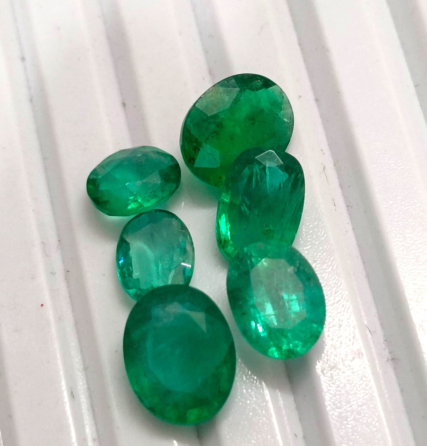 6.65ct Zambian Emerald Parcel, 100% Natural Gems