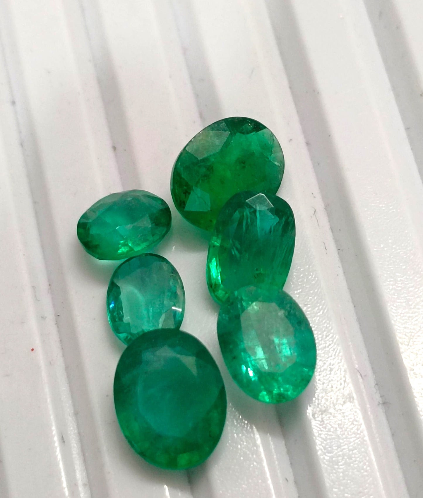 6.65ct Zambian Emerald Parcel, 100% Natural Gems