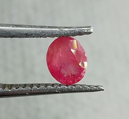 0.77ct Burmese Ruby, 100% Natural Untreated Gem