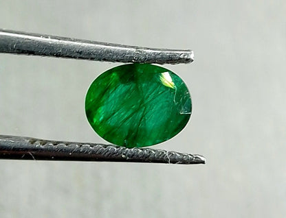 0.80ct Deep Green Emerald, 100% Natural Gem