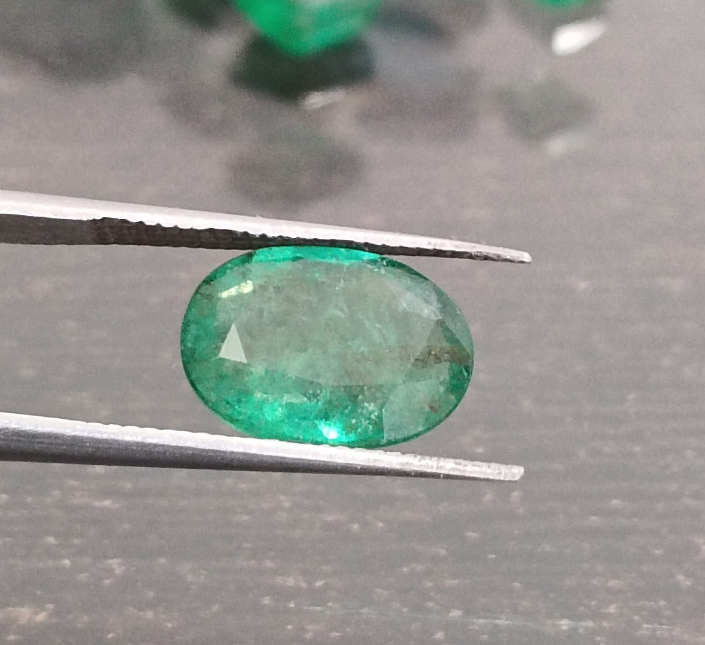 2.34ct Vivid Deep Green Zambian Emerald, 100% Natural Gem