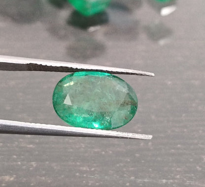 2.34ct Vivid Deep Green Zambian Emerald, 100% Natural Gem